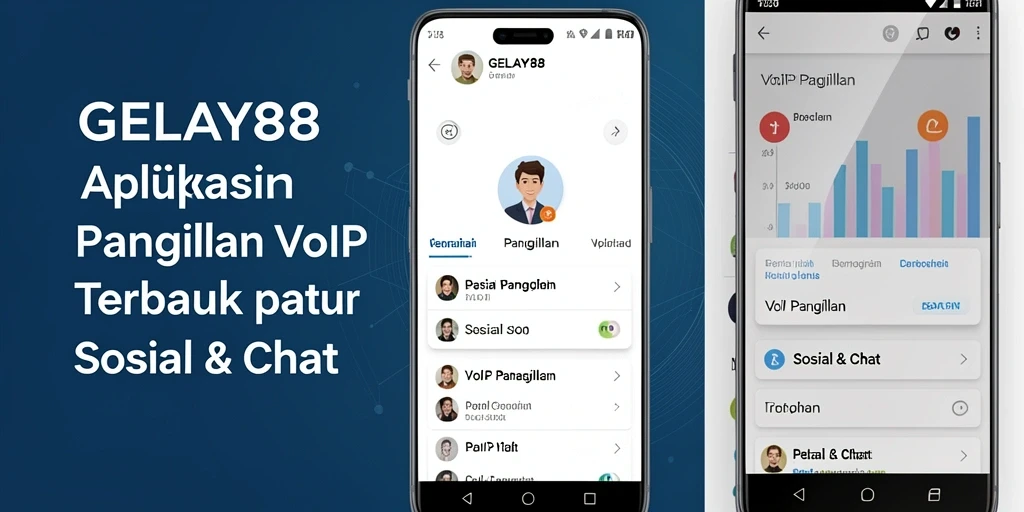 Antarmuka utama GELAY88 dengan fitur VoIP Panggilan yang intuitif.