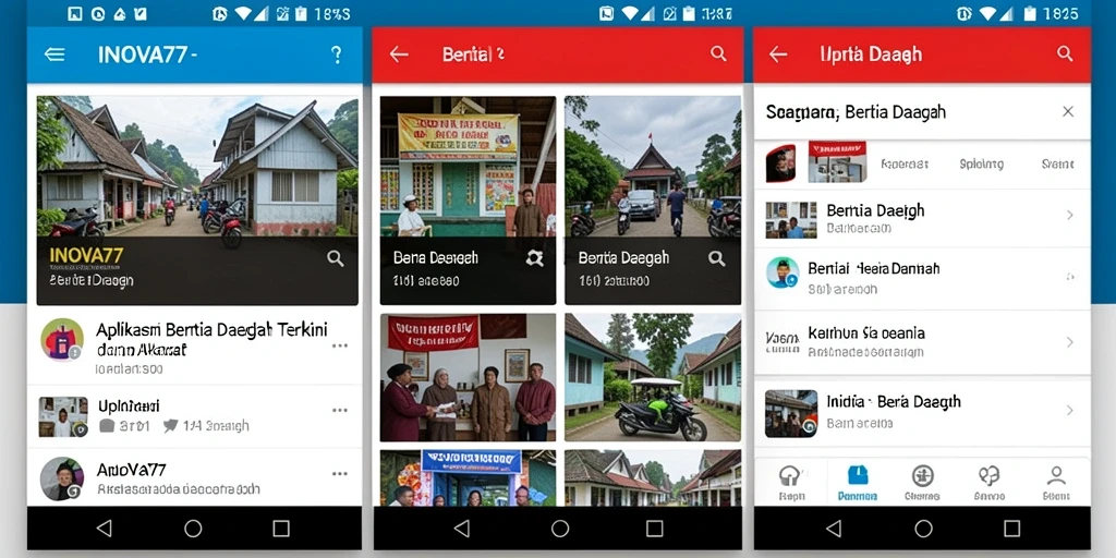 Tampilan antarmuka yang informatif dan mudah digunakan dari INOVA77.