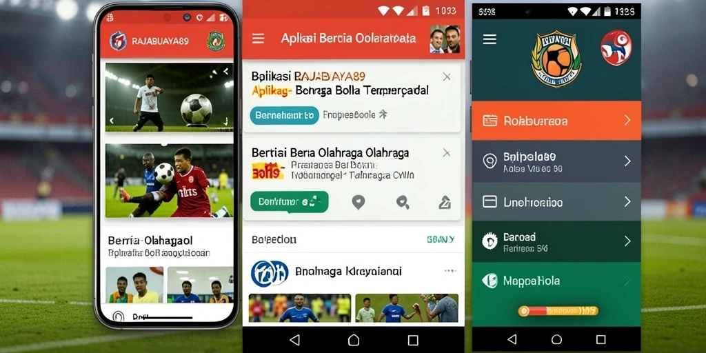 Tampilan antarmuka aplikasi RAJABUAYA89 yang informatif dan modern.