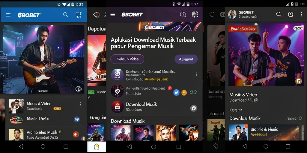 Antarmuka SBOBET dengan fitur Download Musik yang menarik dan mudah digunakan.