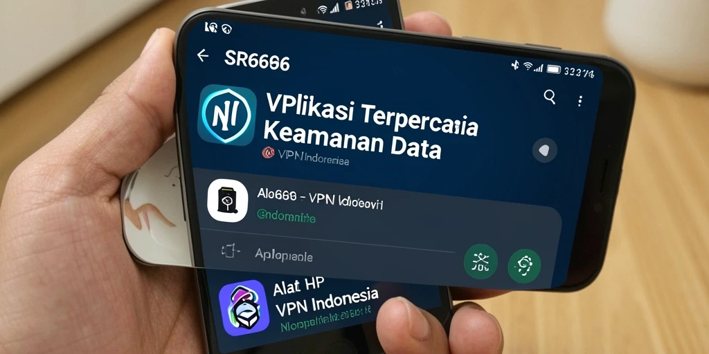 Antarmuka aplikasi SR6666 yang sederhana dan fungsional.
