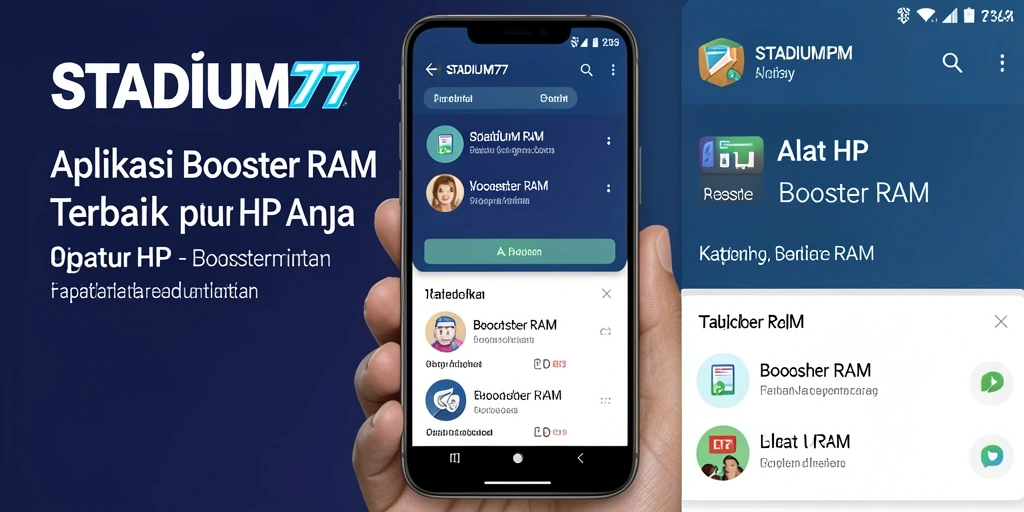 Tampilan antarmuka STADIUM77 yang intuitif dan fungsional.
